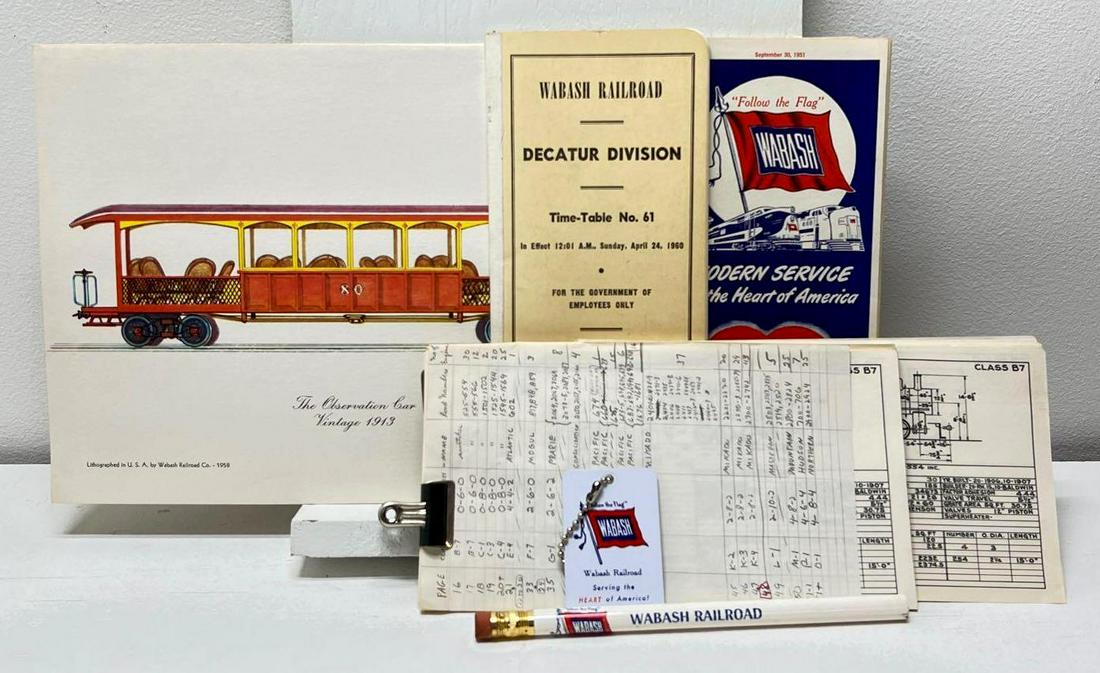 Wabash Lines Timetables Diagrams And Much More (1 of 20)