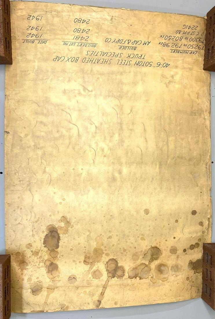 American Car And Foundry Company Mechanical Drawings (1 of 12)