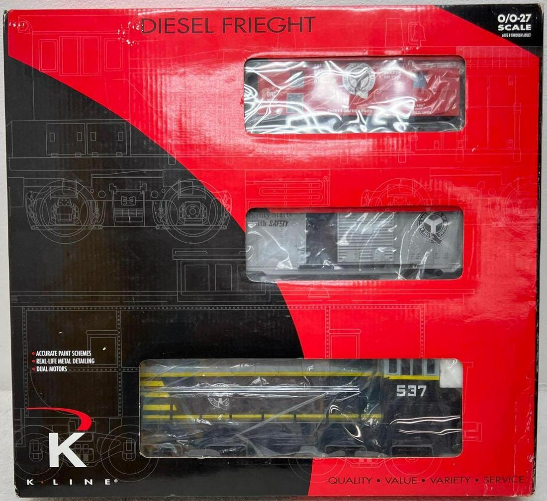 Modern Era K Line O gauge diesel freight set in (1 of 3)