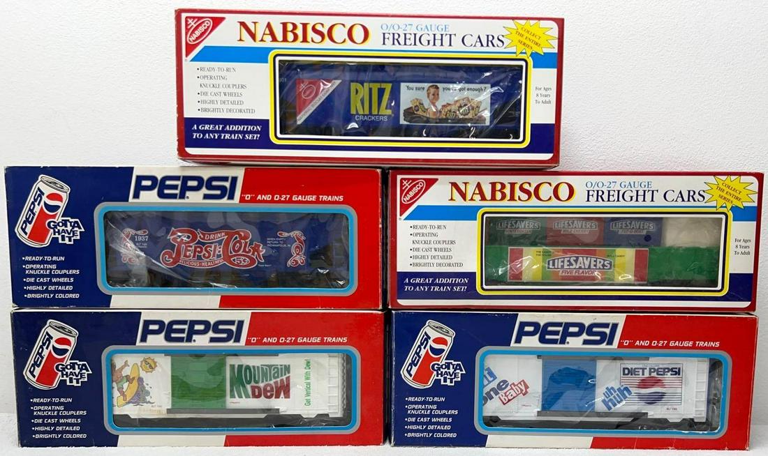 Modern Era K Line O gauge Nabisco and Pepsi freight (1 of 2)
