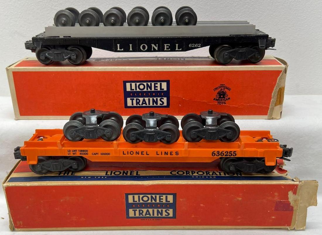 Postwar Lionel O gauge 6262 and 6362 with loads in (1 of 5)
