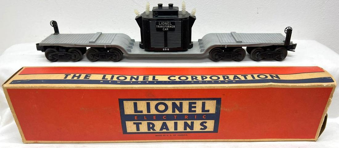 Postwar Lionel O gauge 6518 transformer car in original (1 of 10)
