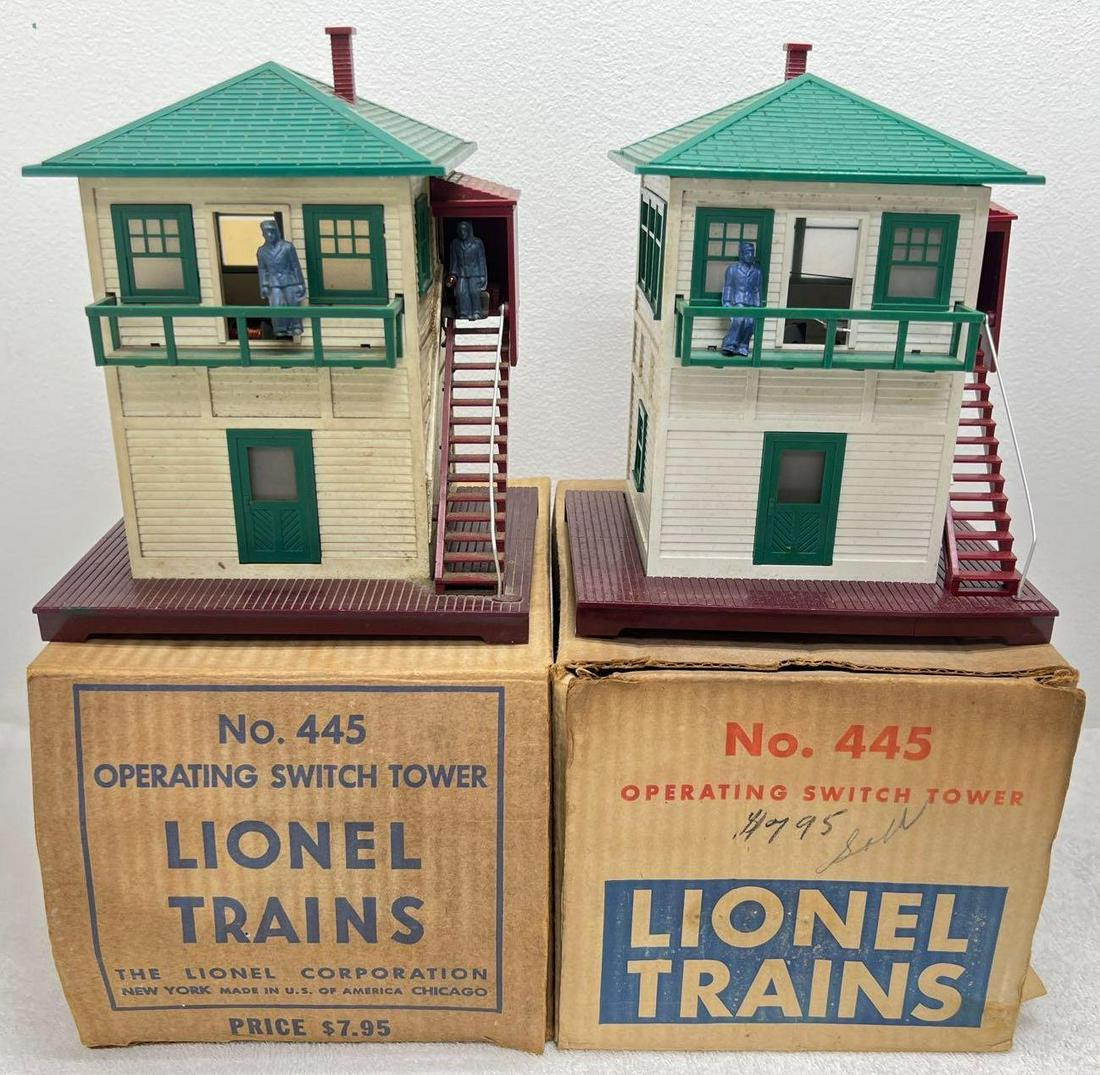 Postwar Lionel O gauge boxed 445 operating switch (1 of 8)