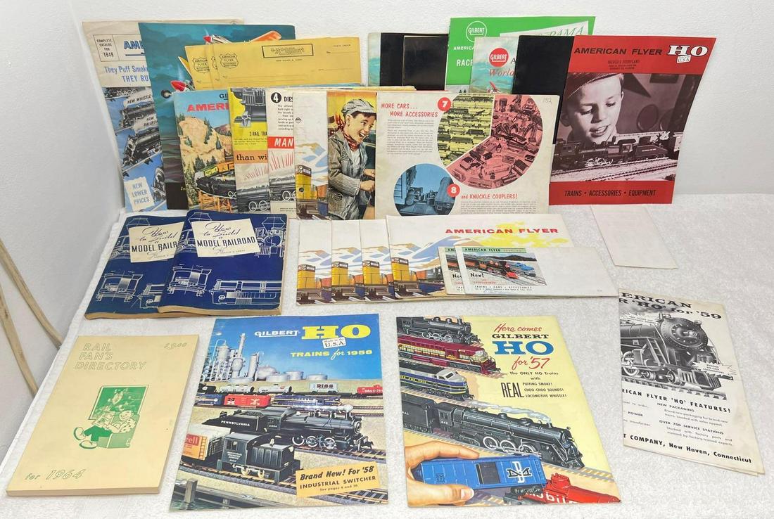 Postwar American Flyer S gauge catalogs brochures HO (1 of 6)