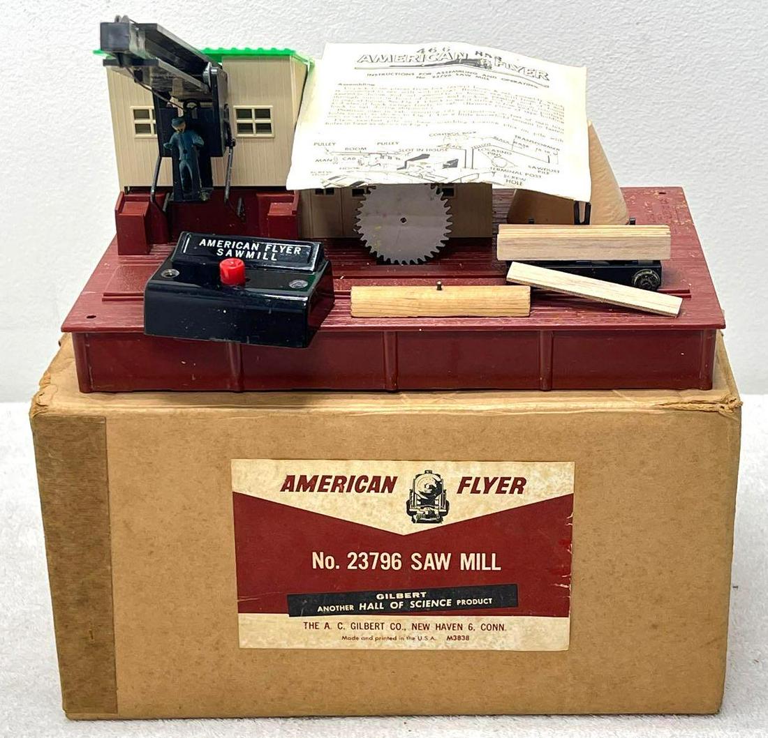 Postwar American Flyer S gauge 23796 Saw Mill in (1 of 7)