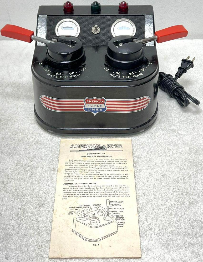 Postwar American Flyer S gauge 30B 300watt transformer (1 of 4)