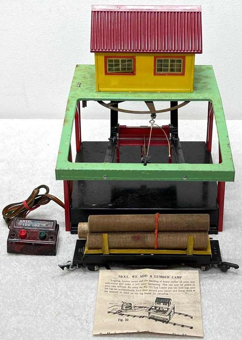 Postwar American Flyer S gauge 751 log loader (1 of 5)
