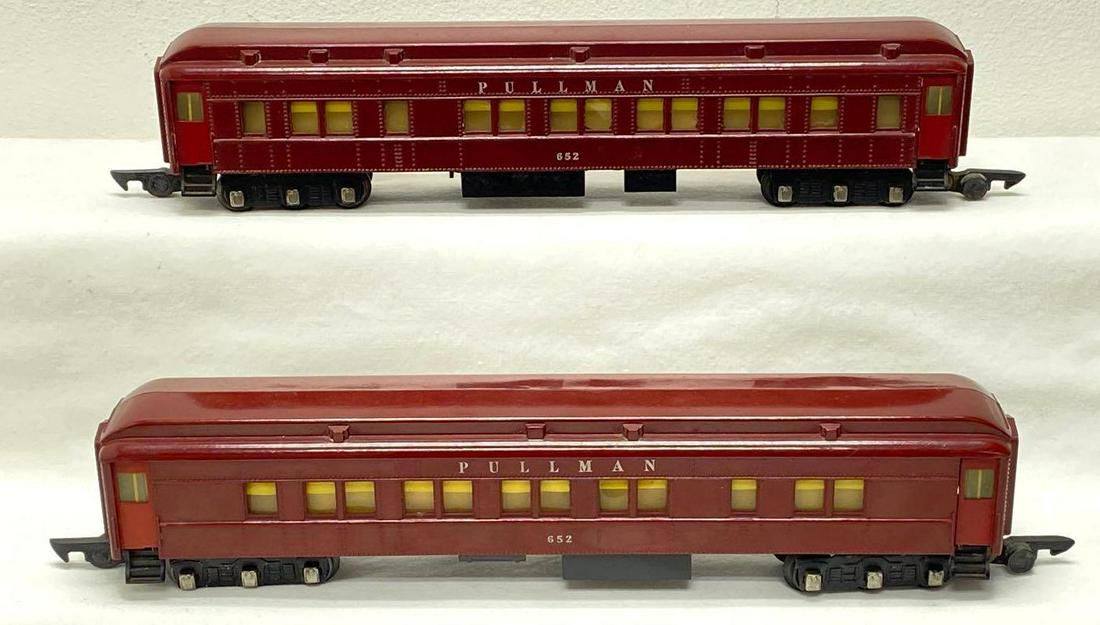 Postwar American Flyer S gauge two 652 PULLMAN (1 of 4)