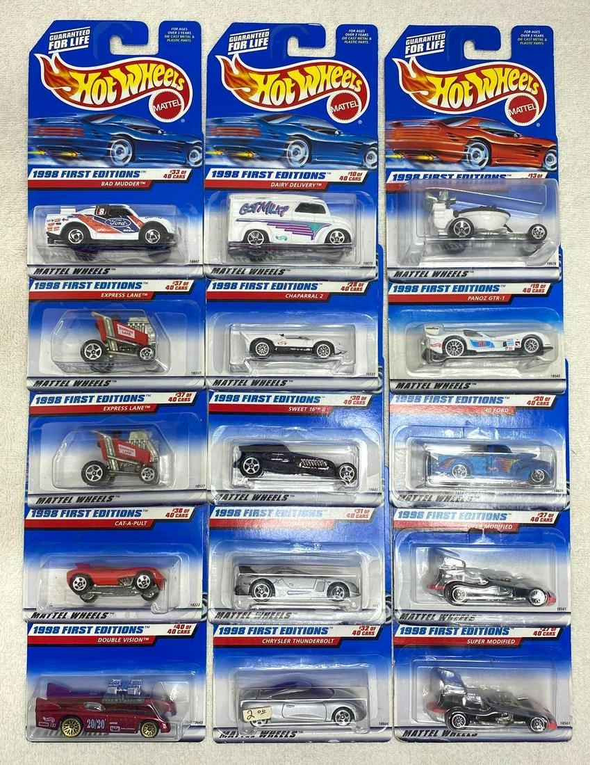 Modern Hot Wheels Lot of (15) 1998 First Editions (1 of 18)