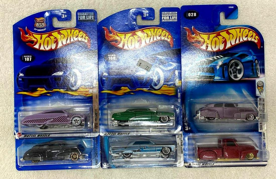 Modern Hot Wheels Mixed Lot of (6) 2000's Hot Wheels (1 of 10)