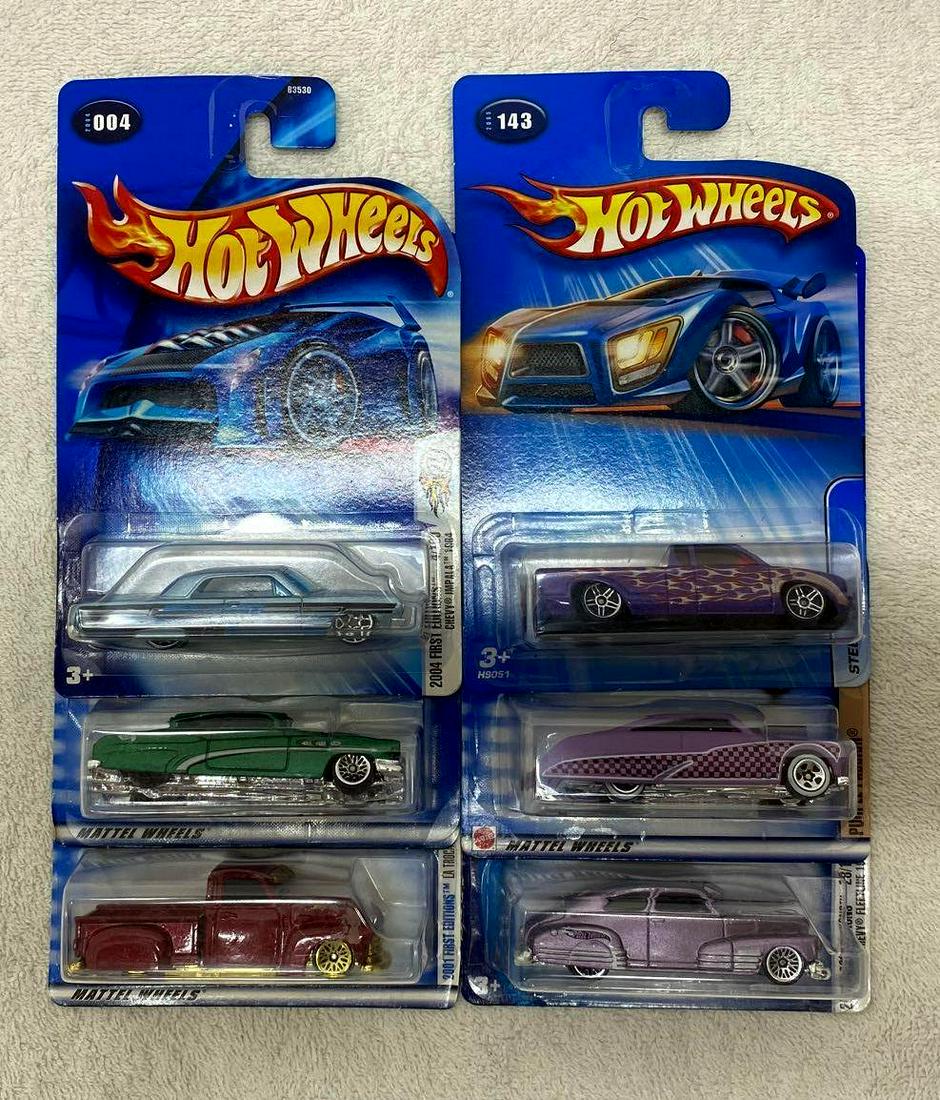 Modern Hot Wheels Mixed Lot of (6) 2000's Hot Wheels (1 of 10)