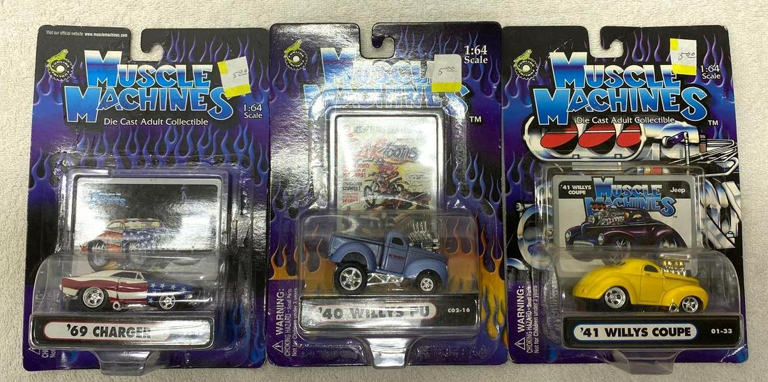 Muscle Machines Lot of (3) 2000's Muscle Machines Die (1 of 13)