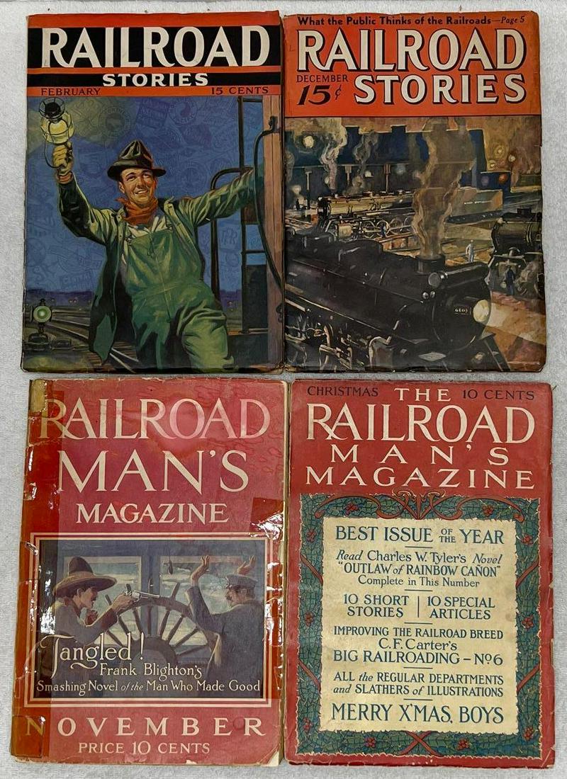 Four Railroad Mans Magazine And Railroad Stories (1 of 2)