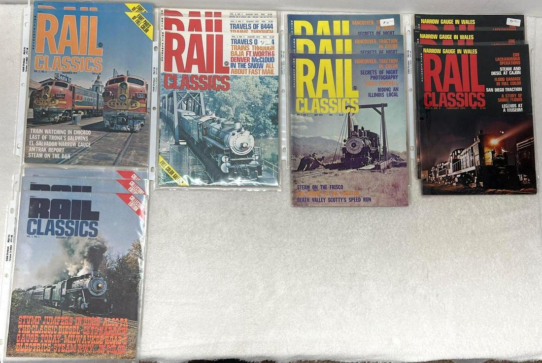 Fourteen Magazines Of Rail Classics November 1972 to (1 of 2)
