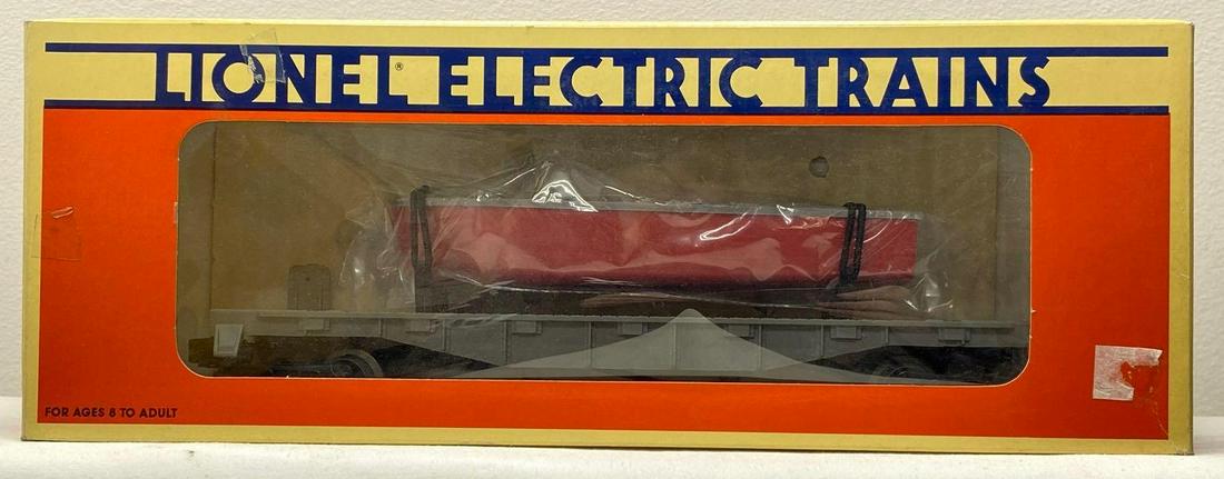 Modern Era Lionel O gauge 16939 United States Navy flatcar Factory Error in original box (1 of 4)