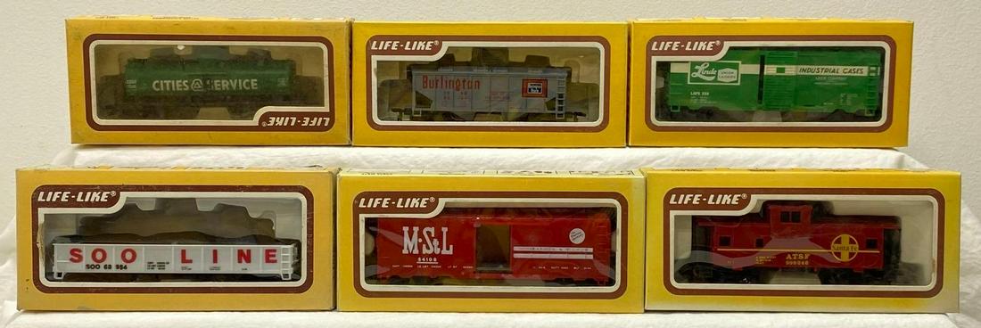 HO Gauge Life-Like 8546 Cities Service 8513 8507 8470 Soo Line gondol in original boxes (1 of 5)
