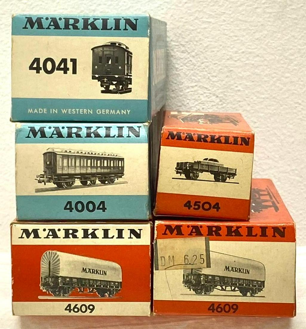 HO Gauge Marklin 4004 4041 4069 4069 4504 w/auto in original boxes (1 of 3)
