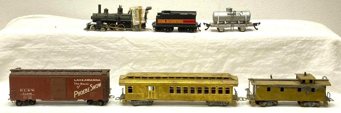 Vintage HO Gauge brass Mantua combine caboose die-cast tender narrow 4-8-0 more (1 of 7)