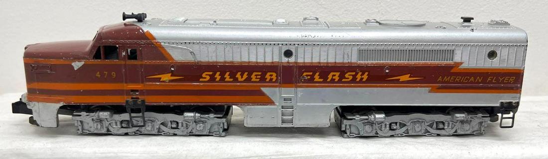 Postwar American Flyer S Gauge 479 Silver Flash PA (1 of 6)