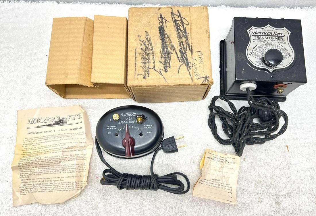 Postwar American Flyer S Gauge 1 1295 transformers (1 of 12)