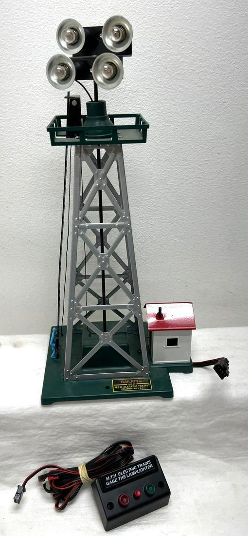 Modern Era MTH/American Flyer S Gauge Gabe the Lamplighter: Modern Era MTH/American Flyer S Gauge Gabe the Lamplighter accessory, C8. Please view the items in this lot carefully as they are being sold as shown in the photos with NO returns.