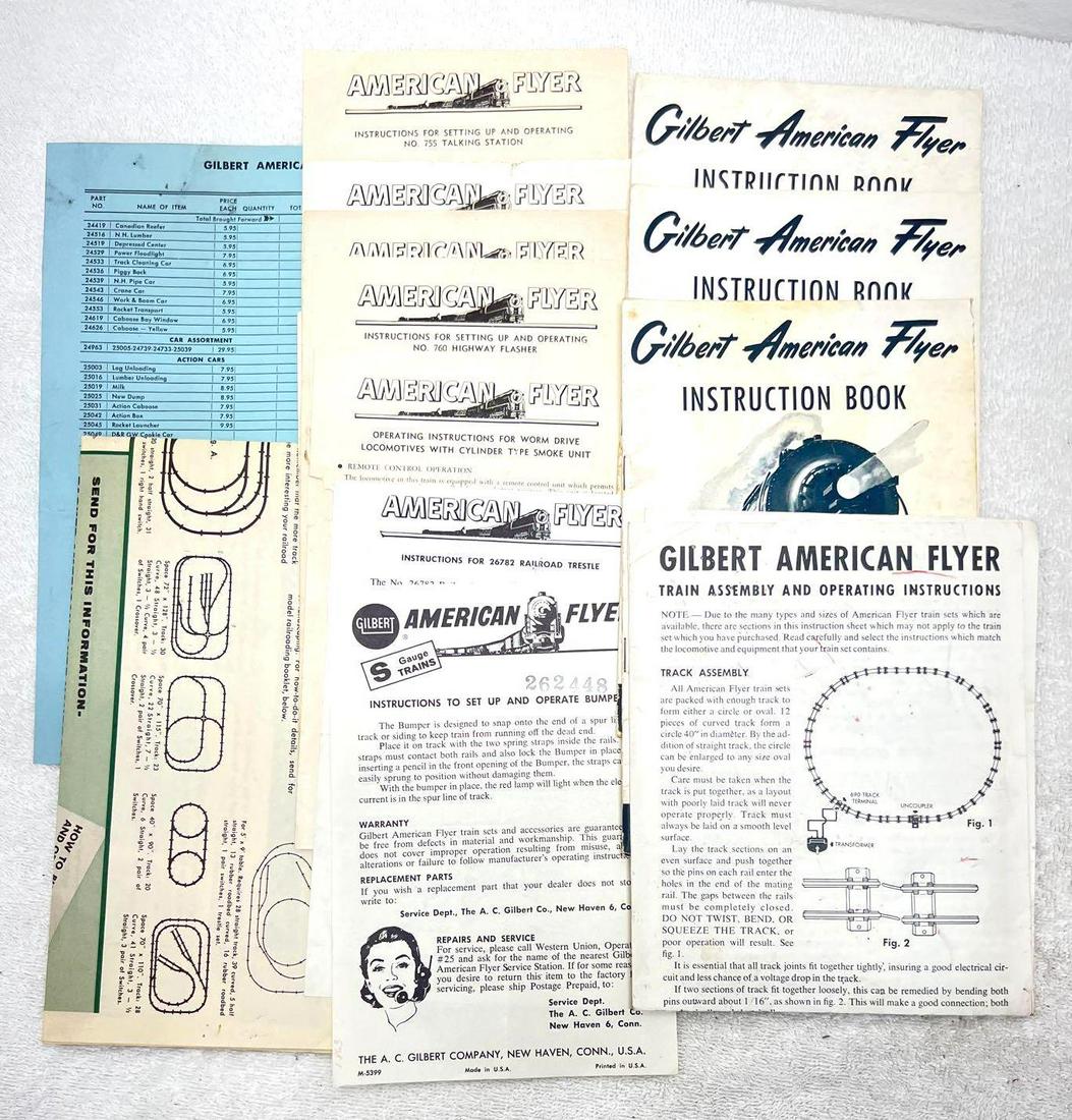 Postwar American Flyer S Gauge instructions sheets books more (1 of 8)