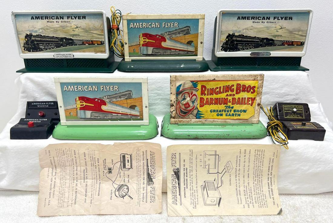 Postwar American Flyer S Gauge 561 566 568 577 whistles horn (1 of 14)