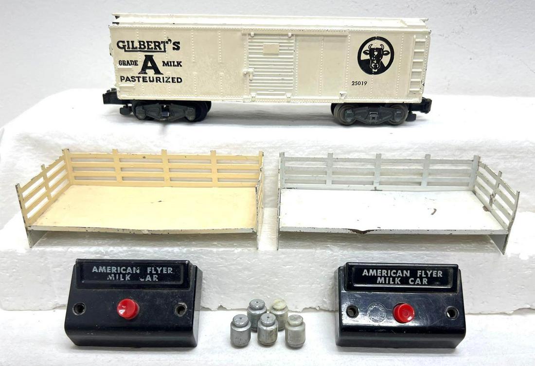 Postwar American Flyer S Gauge 25019 two controllers two platforms (1 of 8)