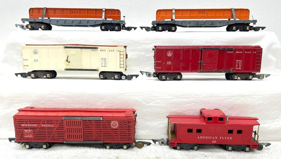 Postwar American Flyer S Gauge 627 627 629 633 633 638 (1 of 4)
