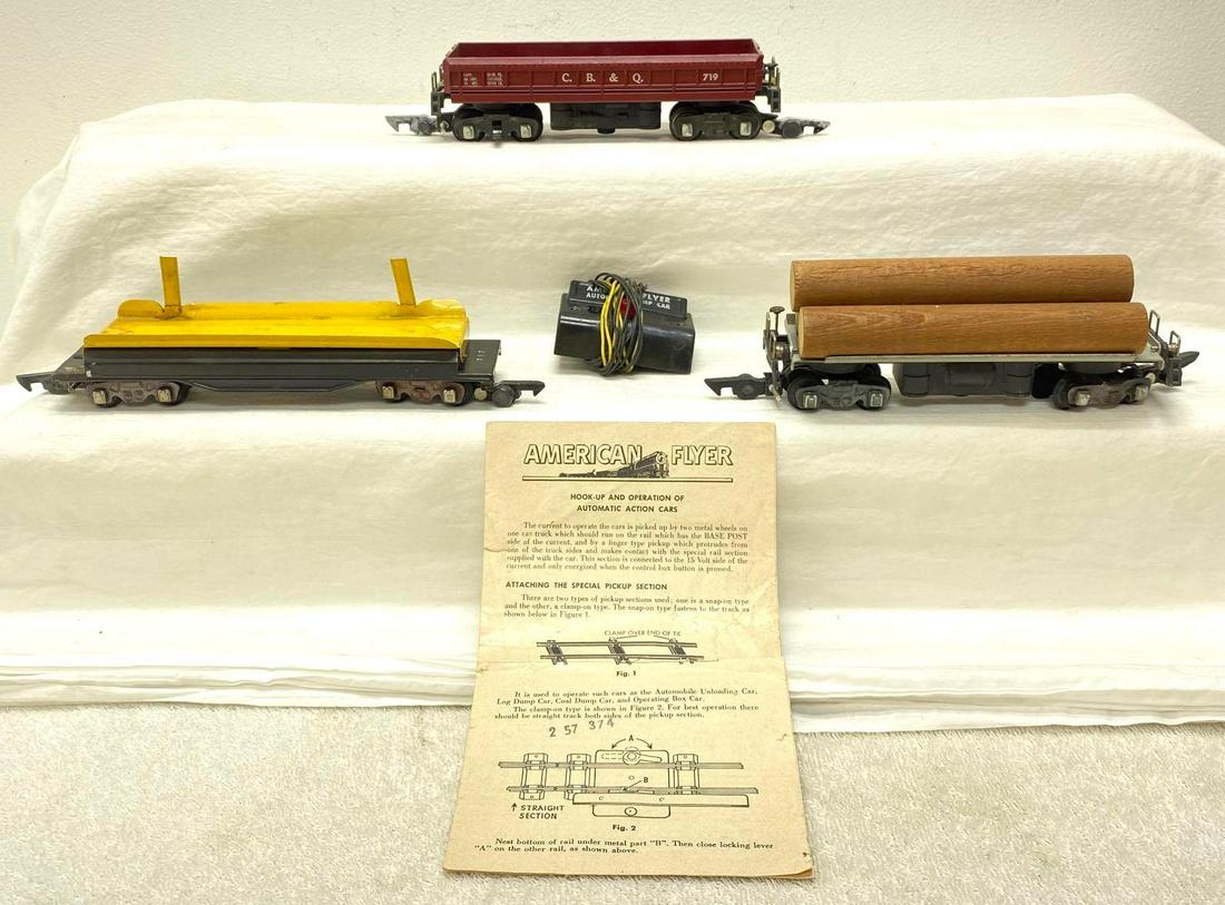 Postwar American Flyer S Gauge 714 717 719 control button instructions sheet (1 of 10)