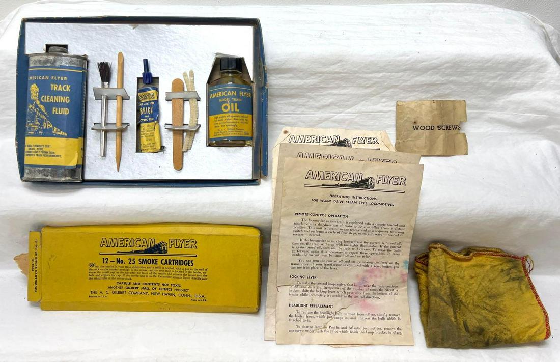 Postwar American Flyer S Gauge 25 26 instructions sheets (1 of 6)