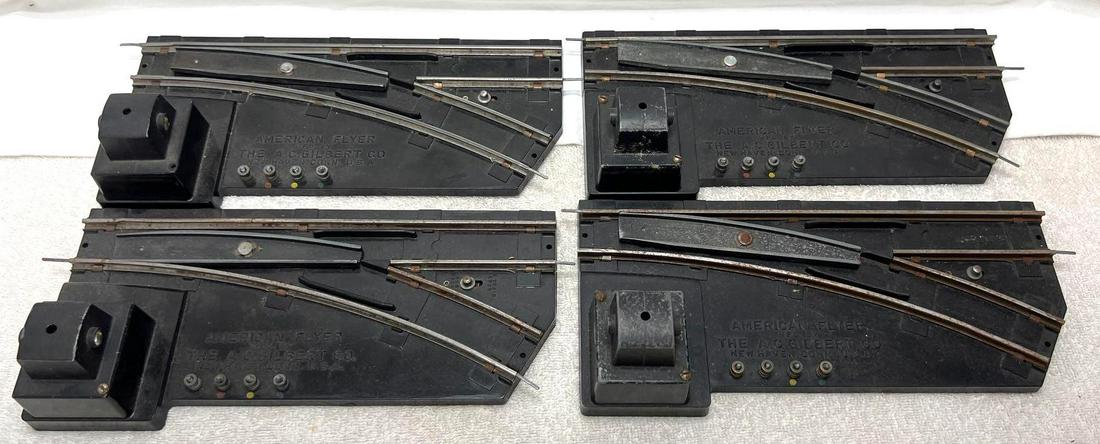 Postwar American Flyer S Gauge four RH RC switches (1 of 7)