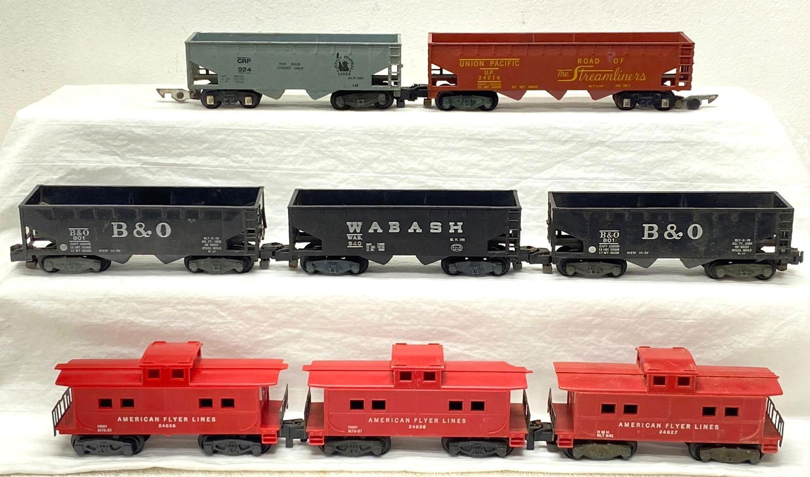 Postwar American Flyer S Gauge 801x2 940 924 24636x2 24637 24216 (1 of 20)