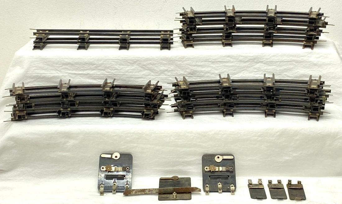 Postwar American Flyer S Gauge black rail track 697 690 (1 of 7)
