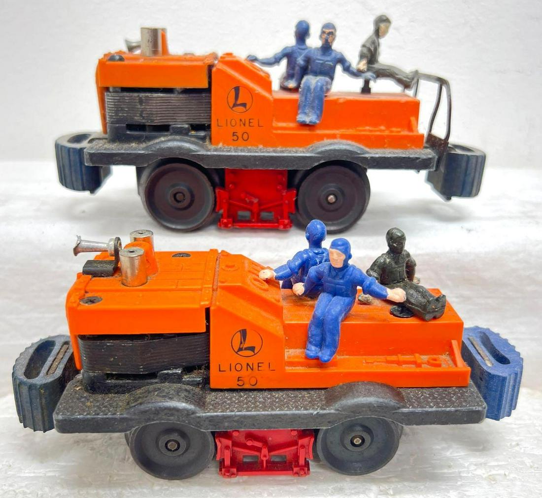 Postwar Lionel O Gauge two variations of 50 gang car (1 of 7)