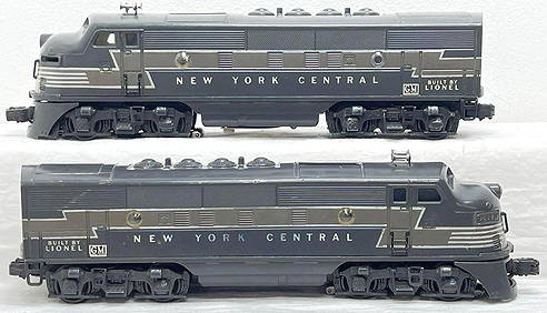 Postwar Lionel O Gauge 2333 NYC F3 A units (1 of 7)