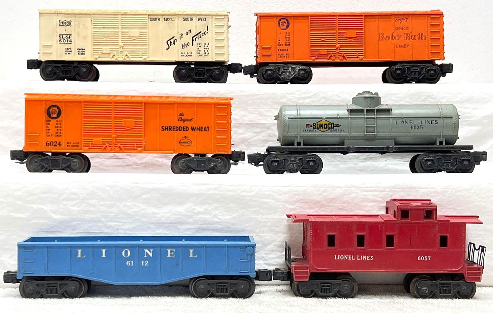Postwar Lionel O Gauge 6035 6112 6004 6014 6024 6057 (1 of 4)