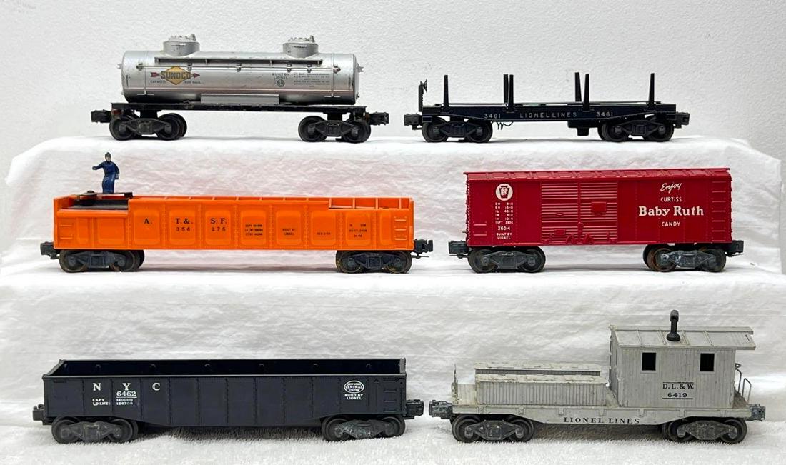 Postwar Lionel O Gauge 6462 3461 2465 6014 3562-75 6419 (1 of 4)