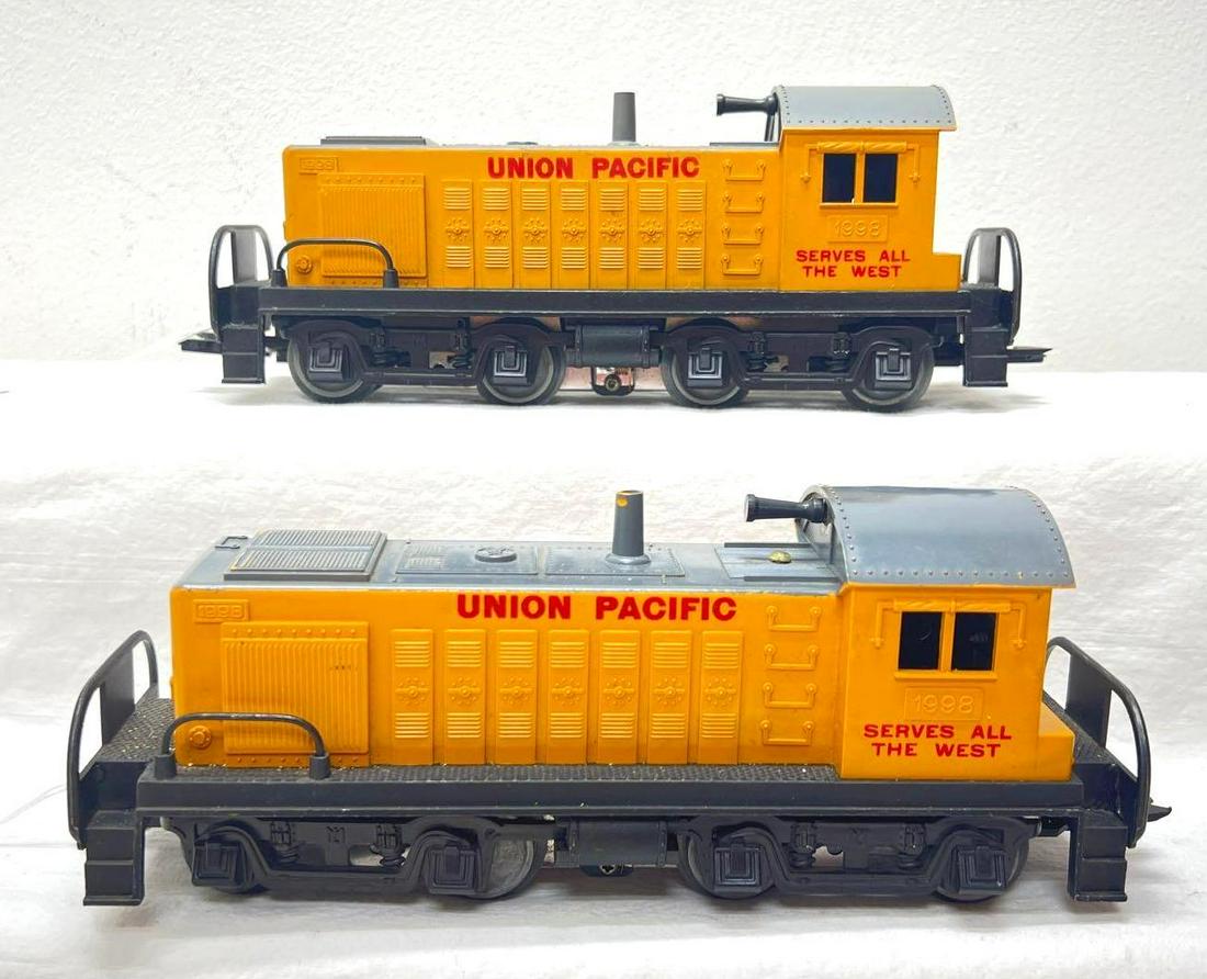 Postwar Marx O Gauge two 1998 Union Pacific diesel switchers (1 of 5)