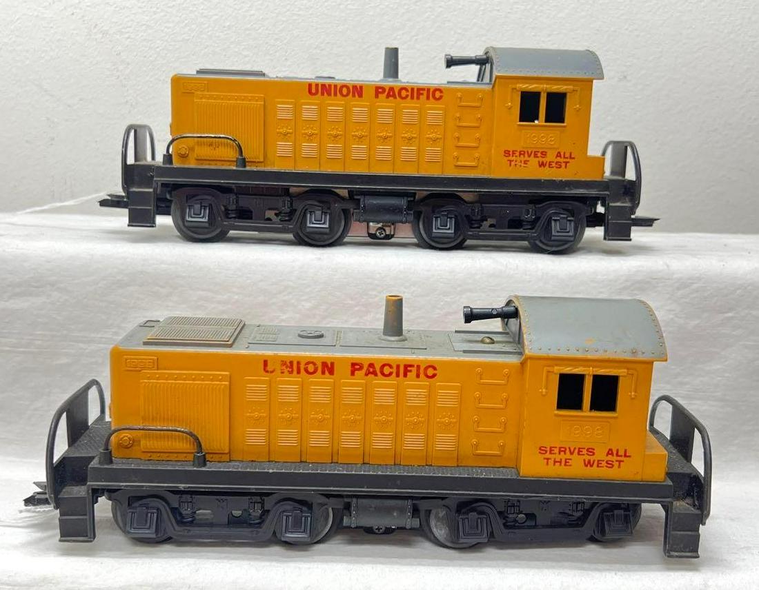 Postwar Marx O Gauge two 1998 Union Pacific diesel switchers (1 of 5)