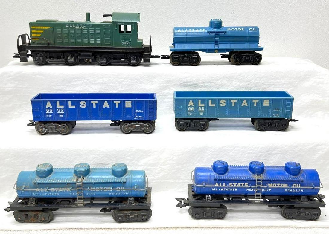 Postwar Marx O Gauge 1998 Allstate diesel two 5532 two 3d one 1d tanks (1 of 5)