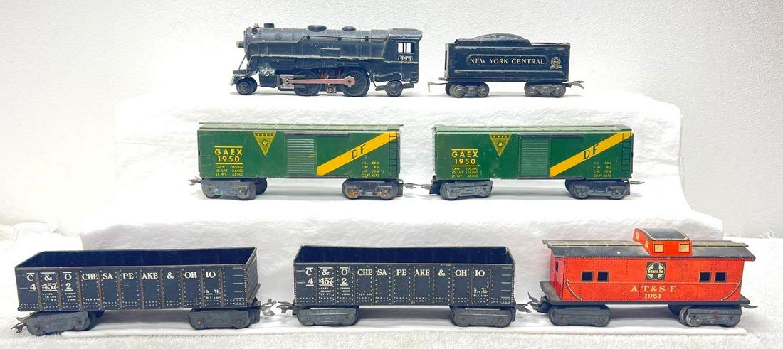 Postwar Marx O Gauge 1999 2-4-2 NYC two 1950 two 44572 1951 (1 of 5)