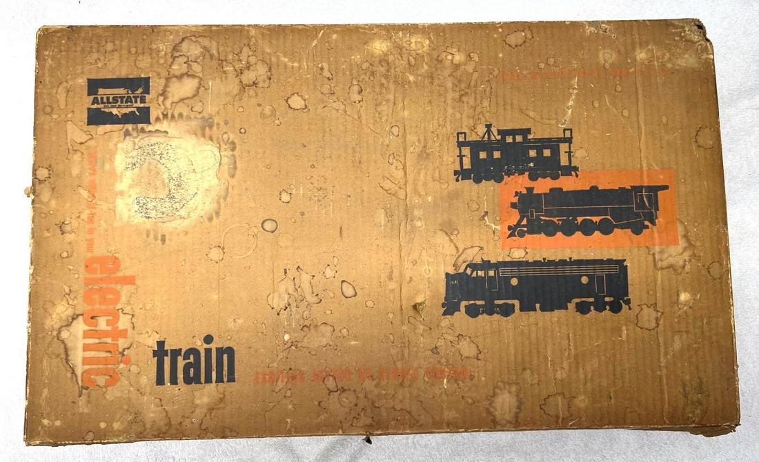 Postwar Marx O Gauge 9631 Allstate set 333 Santa Fe 51100 5595 more in original box (1 of 11)