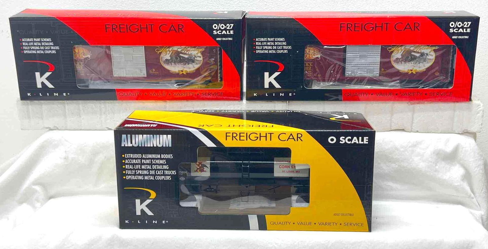 Modern Era K Line O Gauge K6341-5603 K641-5603 x2 in original boxes (1 of 6)