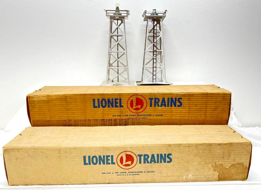 Postwar Lionel O Gauge two 110 trestle sets in original boxes two 394 (1 of 3)
