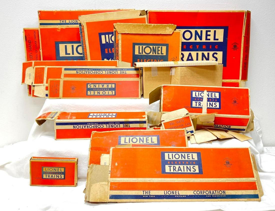 Postwar Lionel O Gauge empty boxes inserts flaps (1 of 8)