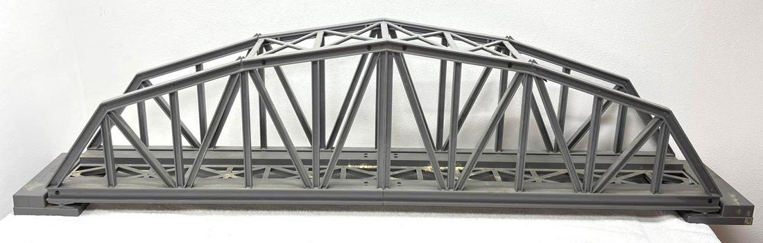 Modern Era LGB G Scale 50610/14 Arch Bridge with instructions: Modern Era LGB G Scale 50610/14 Arch Bridge with instructions. Bridge has been used, has dust or dirt. This bridge can be dis-assembled for much cheaper shipping and re-assembled according to the orig