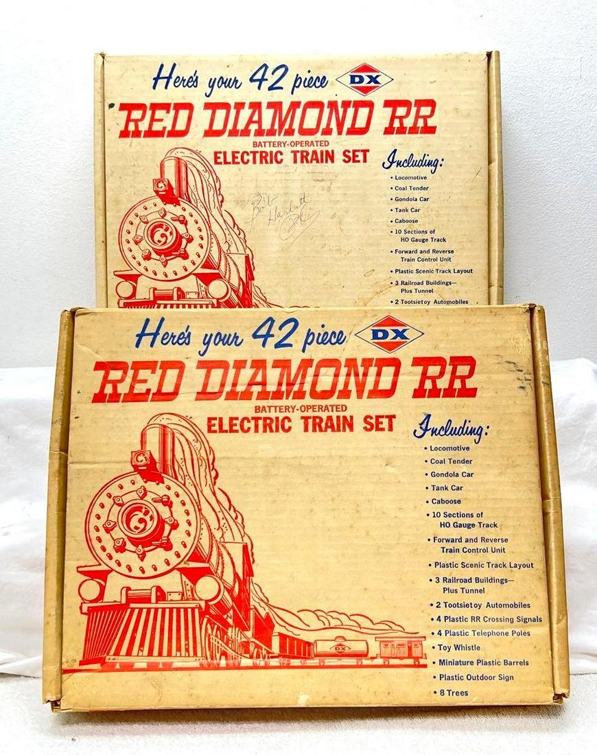 HO Gauge/Scale DX Red Diamond RR two sets in original box (1 of 5)