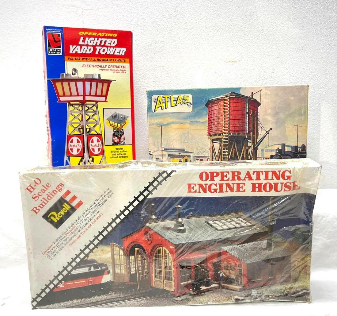 HO Gauge/Scale Atlas water towers Life-Like yard tower more in OB (1 of 5)