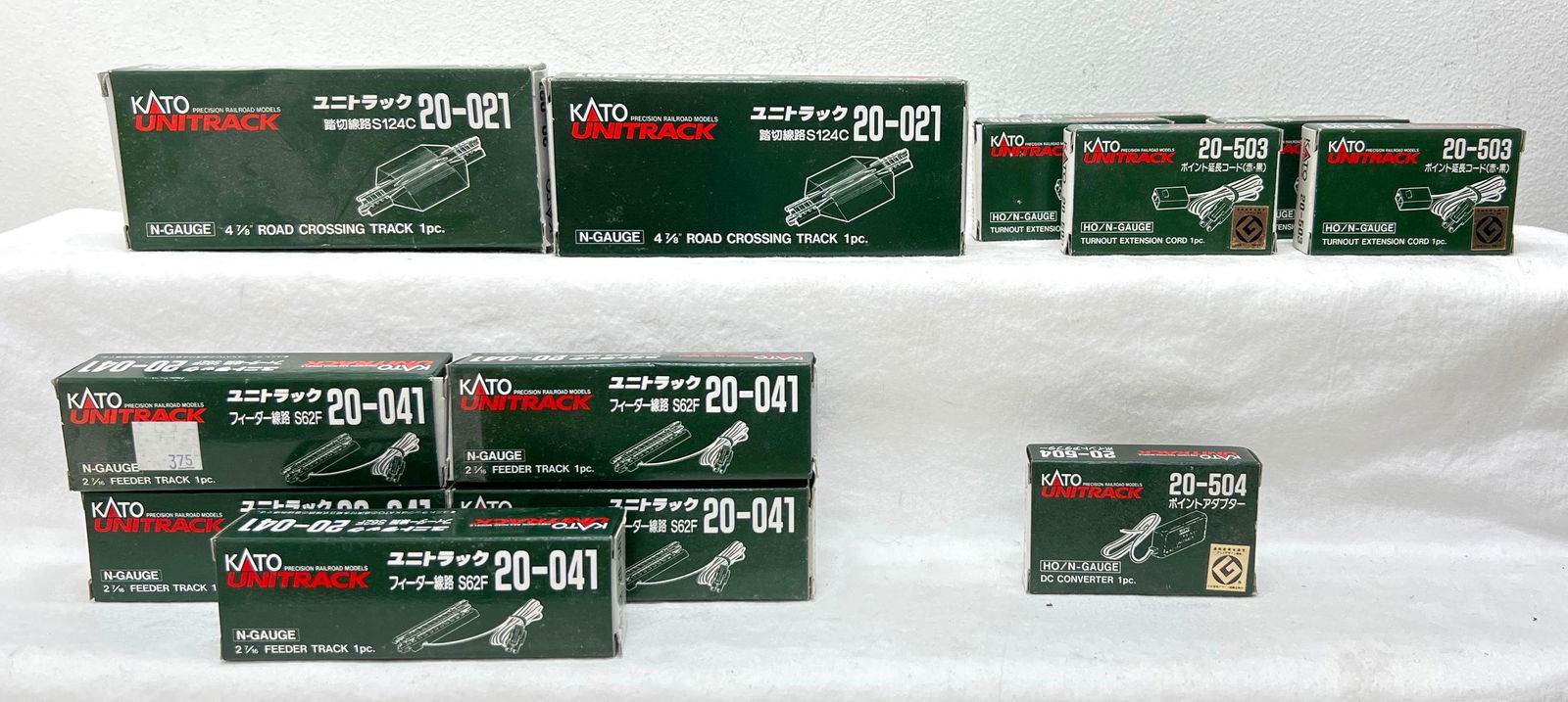 N Scale Kato 20-503 x5 20-504 20-041 x5 20-021 x2 New Old Stock (1 of 5)
